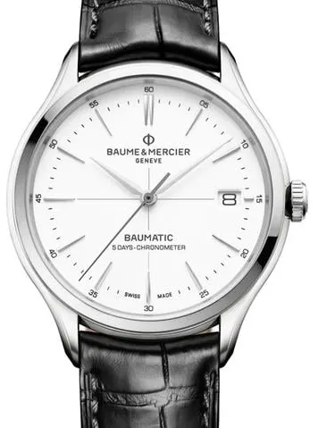 Baume & Mercier Clifton M0A10518 40mm Stainless steel White