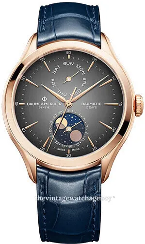 Baume & Mercier Clifton M0A10547 42mm Rose gold Gray