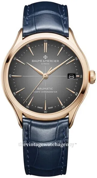 Baume & Mercier Clifton M0A10584 39mm Rose gold Gray