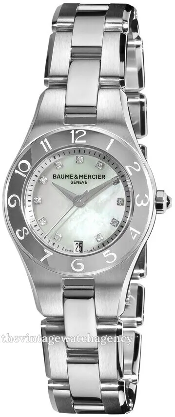 Baume & Mercier Linea M0A10011 27mm Stainless steel White