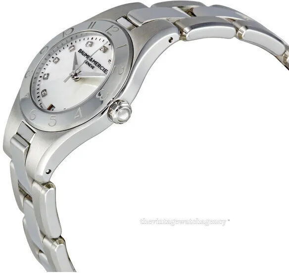 Baume & Mercier Linea MOA10011 27mm Stainless steel White 1