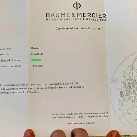 Baume & Mercier Riviera M0A10616 42mm Stainless steel Blue 7