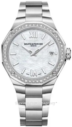 Baume & Mercier Riviera M0A10662 36mm Stainless steel White