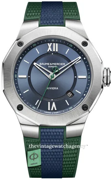 Baume & Mercier Riviera MOA10688 42mm Stainless steel Blue