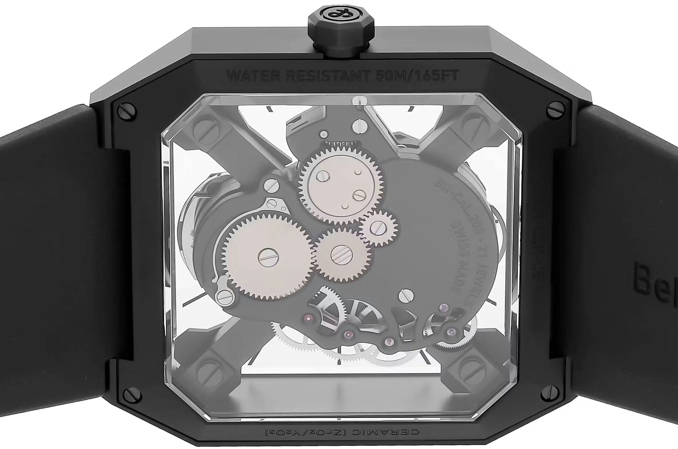 Bell & Ross BR 01 BR01-CSK-CE/SRB 45mm Black ceramic Black 4