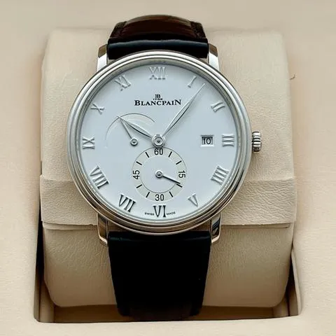 Blancpain Villeret 6606A-1127-55B 40mm Stainless steel White