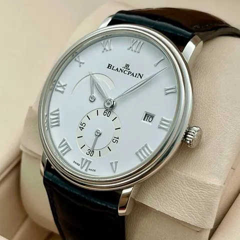 Blancpain Villeret 6606A-1127-55B 40mm Stainless steel White 1