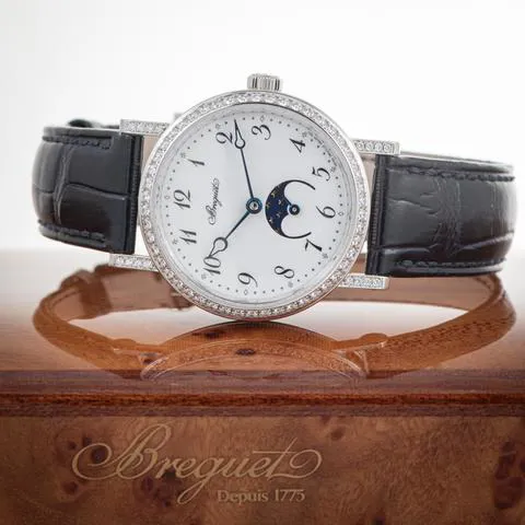 Breguet Classique 9088BB/29/964/DD0D 30mm White gold White 2