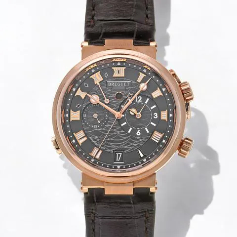 Breguet Marine 5547BR/G3/9ZU 40mm Rose gold Gray