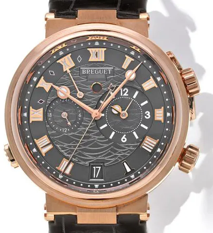 Breguet Marine 5547BR/G3/9ZU 40mm Rose gold Gray 4