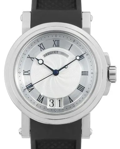 Breguet Marine 5817ST/12/5V8 39mm Stainless steel Silver