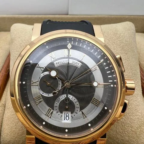 Breguet Marine 5827BR/Z2/5ZU 42mm Rose gold Black 2