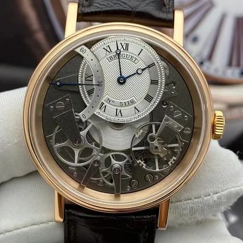 Breguet Tradition 7097BR/G1/9WU 40mm Rose gold Silver