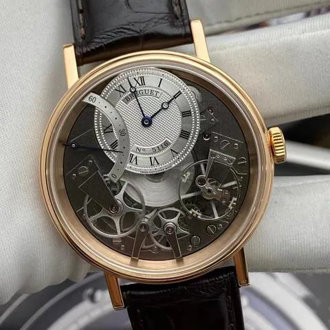 Breguet Tradition 7097BR/G1/9WU 40mm Rose gold Silver 1