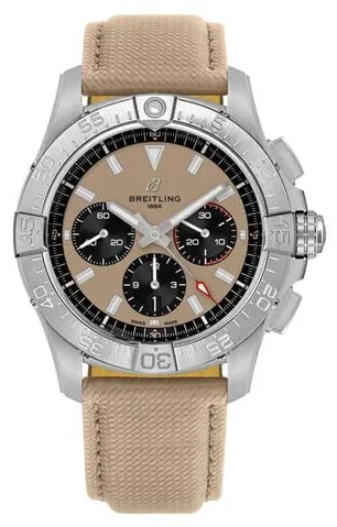 Breitling Avenger AB0147101A1X1 44mm Stainless steel Beige