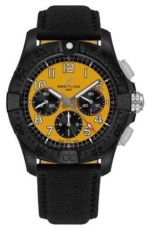 Breitling Avenger SB0147101I1X2 44mm Black ceramic Yellow