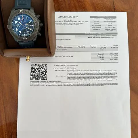 Breitling Avenger V13375101C1X1 48mm Titanium Blue 5