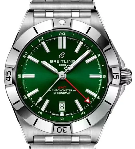 Breitling Chronomat A32398101L1A1 40mm Stainless steel Green