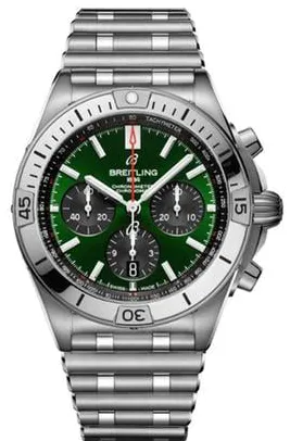 Breitling Chronomat AB0134101L1A1 42mm Stainless steel Green