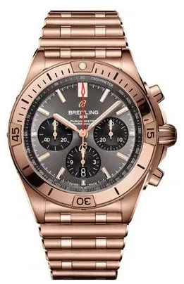 Breitling Chronomat RB0134101B1R1 42mm Rose gold Gray