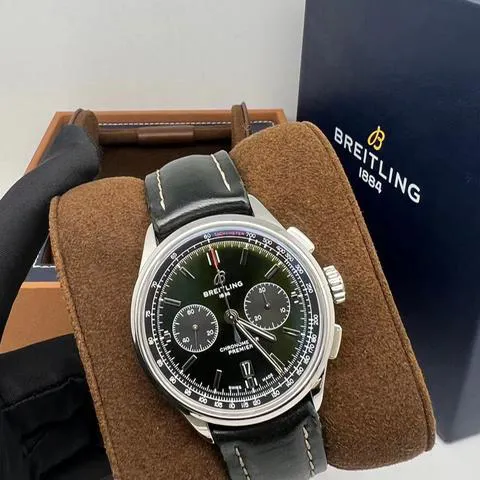 Breitling for Bentley AB0118A11L1X1 42mm Stainless steel Green