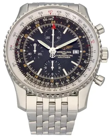 Breitling Navitimer A24322 46mm Stainless steel Black