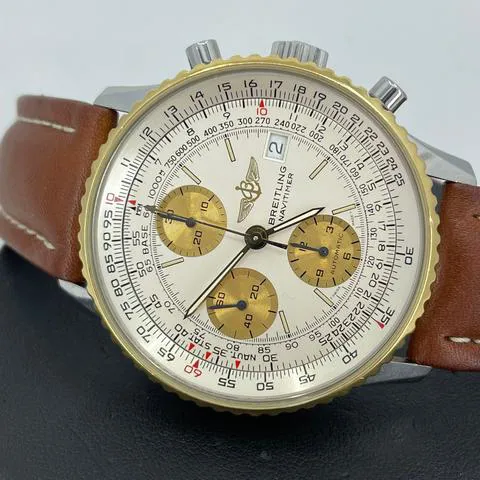 Breitling Navitimer B13019 41mm Yellow gold and Stainless steel Champagne