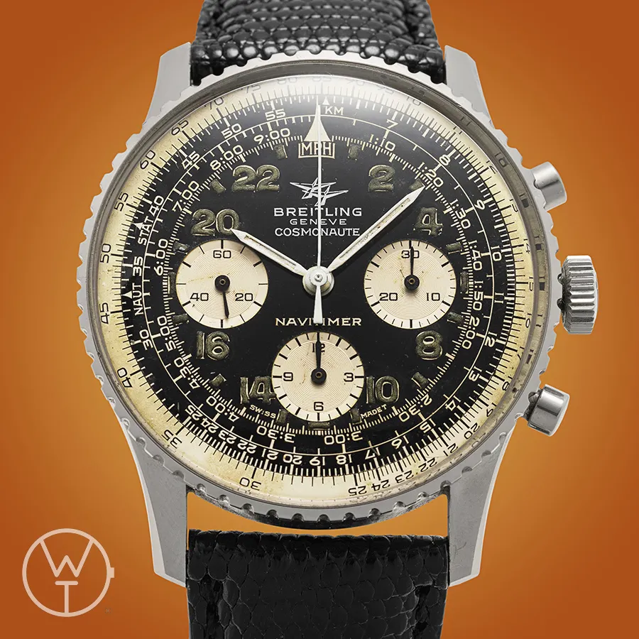 Breitling Navitimer Cosmonaute 809 41mm Stainless steel Black