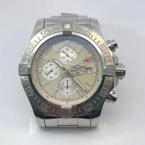 Breitling Super Avenger II Stainless steel White