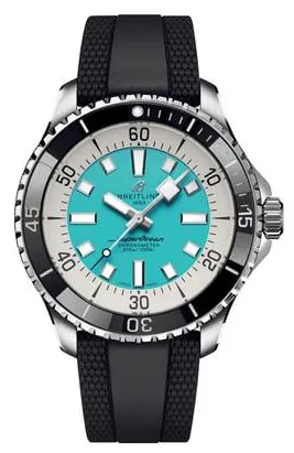 Breitling Superocean A17376211L2S1 44mm Stainless steel Turquoise