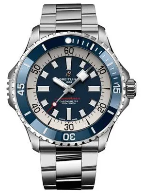 Breitling Superocean A17378E71C1A1 46mm Stainless steel Blue