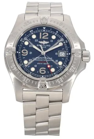 Breitling Superocean A17390 44mm Stainless steel Blue