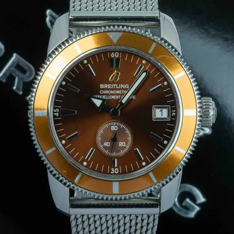 Breitling Superocean Heritage A37320 38mm Stainless steel Orange