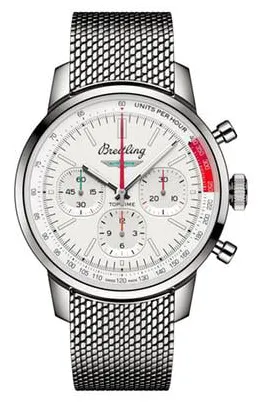 Breitling Top Time AB01766A1A1A1 Stainless steel White