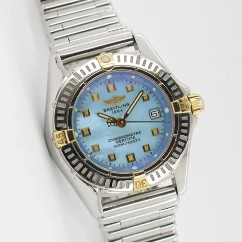 Breitling Windrider B72345 29mm Yellow gold and Stainless steel Blue