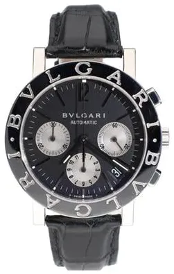 Bulgari Bulgari BB38SLCH 38mm Stainless steel Black