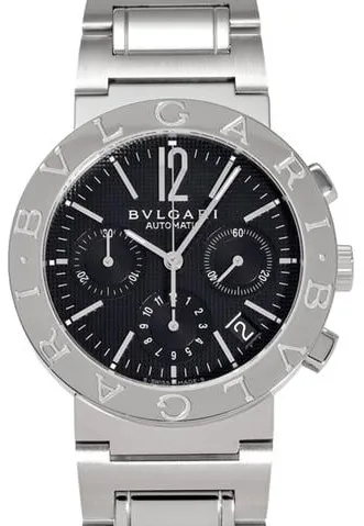 Bulgari Bulgari BB38BSSDCH 38mm Stainless steel Black