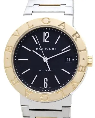 Bulgari Bulgari BB38SGDAT BB38SGAUTO 38mm Yellow gold and Stainless steel Black