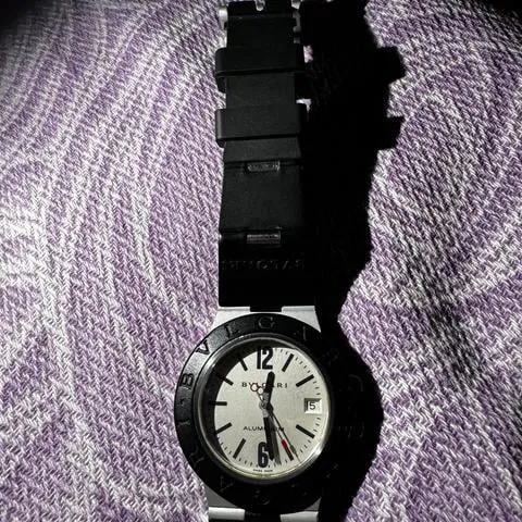 Bulgari Diagono AL 38 A 38mm Aluminium Silver