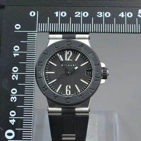 Bulgari Diagono DG29SV 29mm Aluminium Black 8