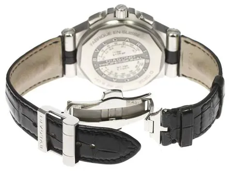 Bulgari Diagono DP42SCH 42mm Stainless steel Black 3