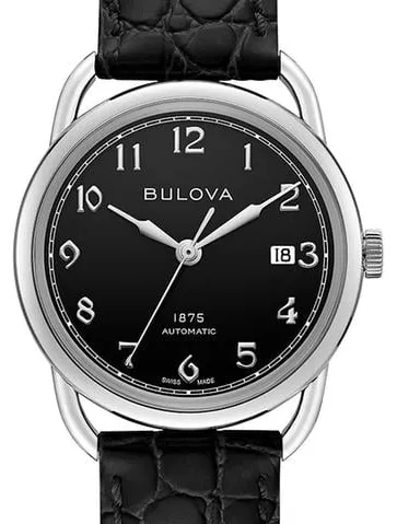 Bulova 96B325 38mm Stainless steel Black