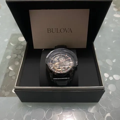 Bulova 98A283 43mm Stainless steel Black