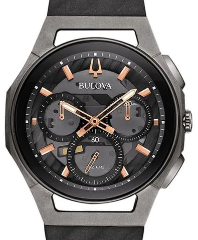 Bulova CURV 98A162 44mm Titanium Black