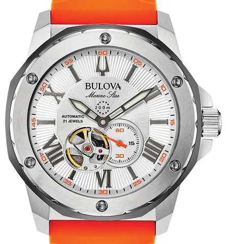 Bulova Marine Star 98A226 45mm Stainless steel Silver