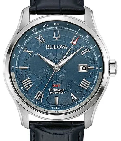 Bulova Wilton 96B385 43mm Stainless steel Blue