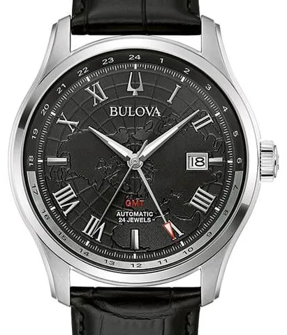 Bulova Wilton 96B387 43mm Stainless steel Black