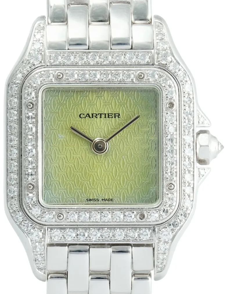 Cartier Panthère WF3249F3 22mm White gold Green