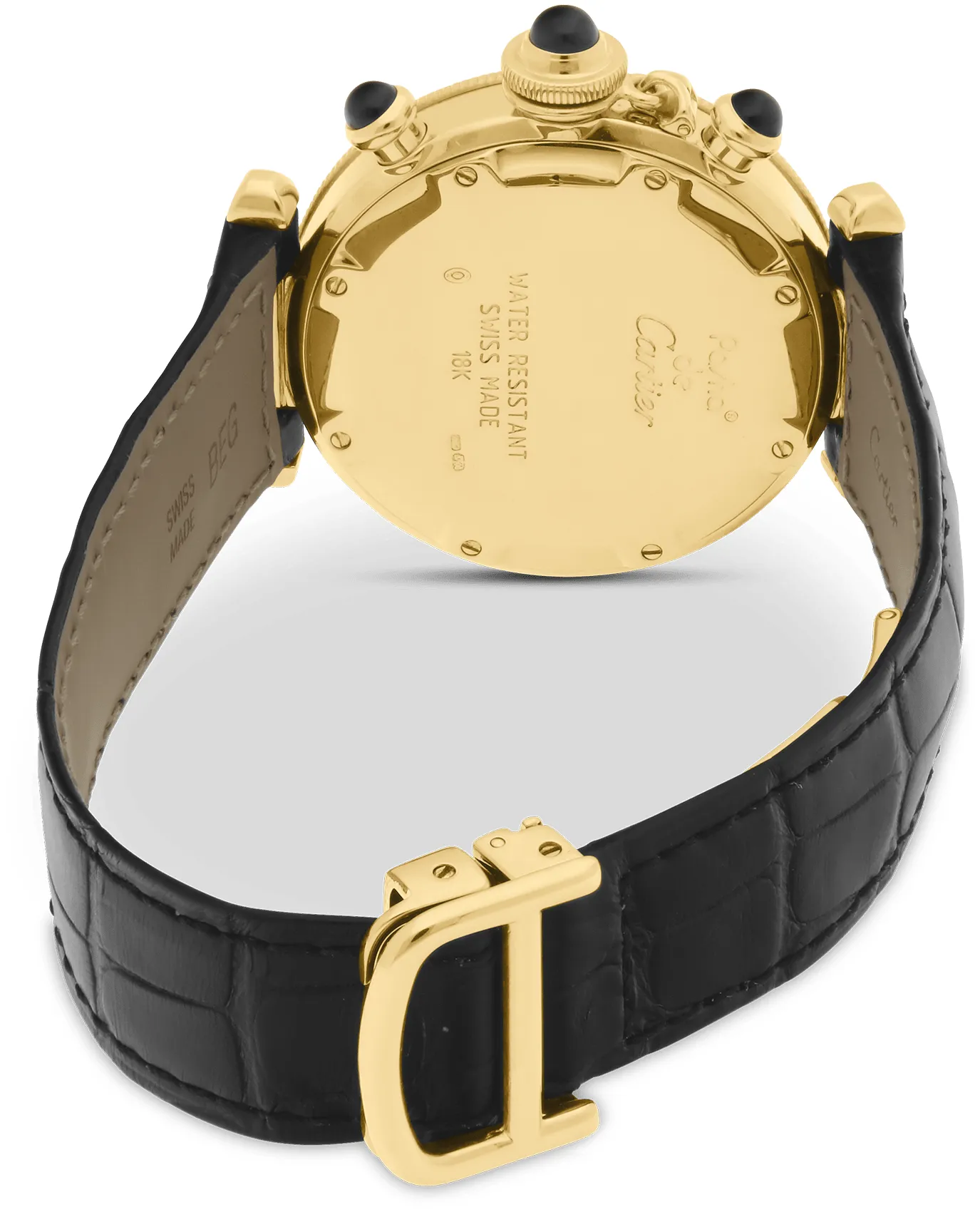 Cartier Pasha W3004151 36mm Yellow gold White 1