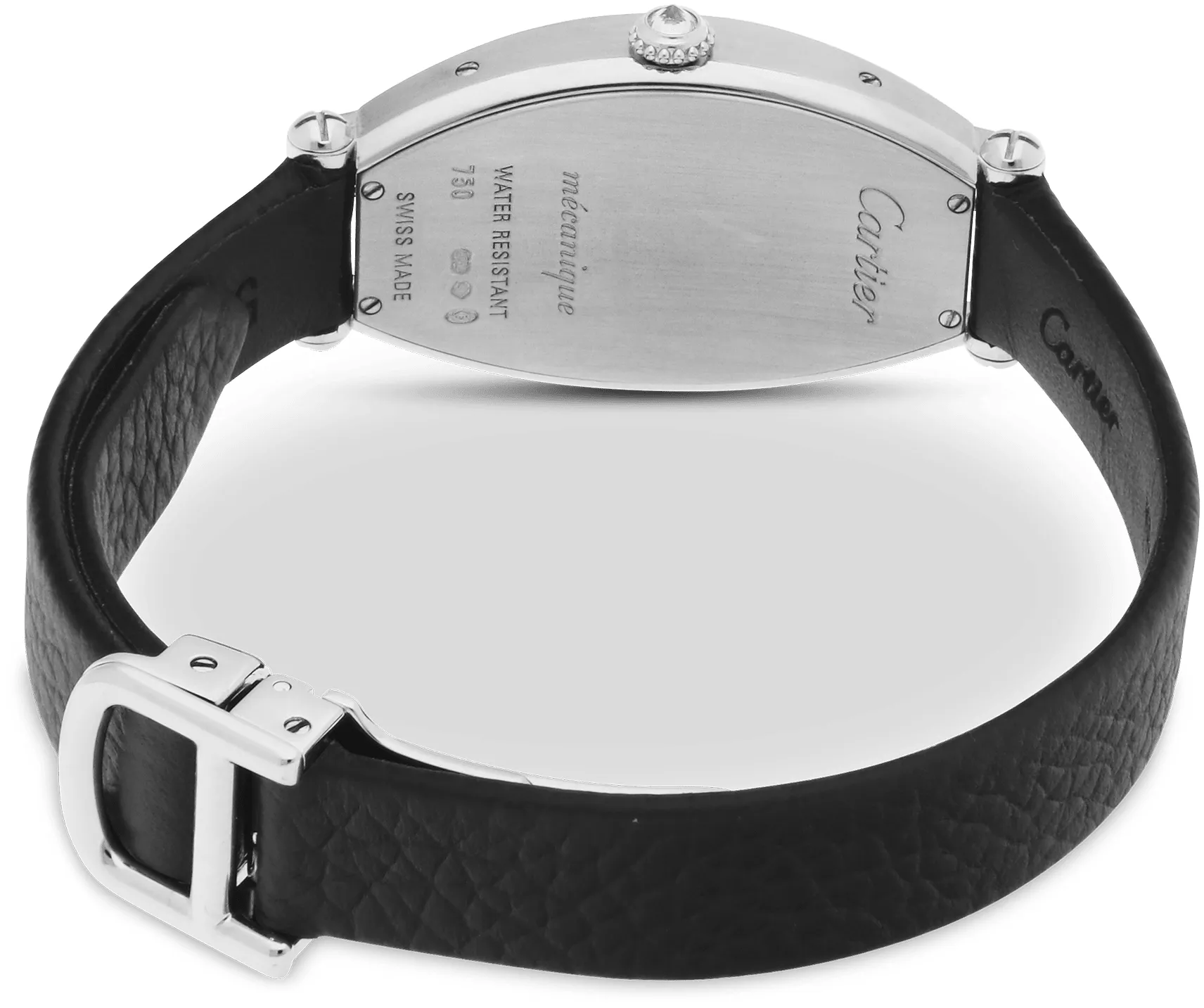 Cartier Tonneau WE400131 21mm White gold Silver 1